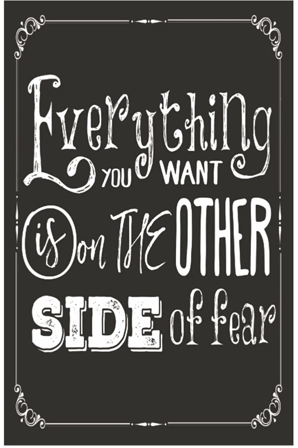 STOREMAX Kuşe Kağıt Duvar Posteri You Want Retro Drtr0034 1014773