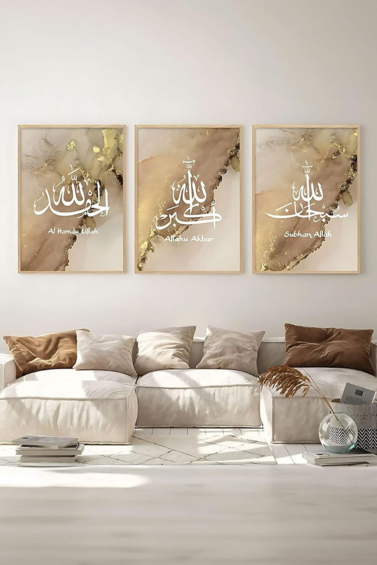 STOREMAX 3 Parça Çerçeve Görünümlü Mdf Tablo Seti - ARTSYCLLCT1-3348 1014773