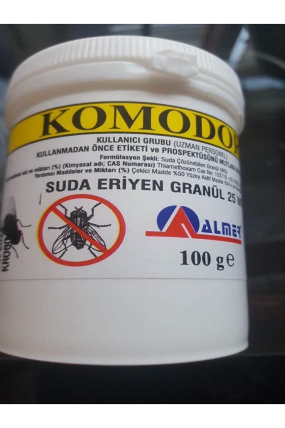 Almer Si̇nek Yemi̇ Suda Eri̇yen Gran&uuml;l 25 Wg 100 Gr
