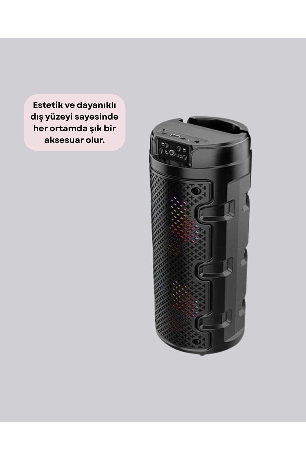 Usb, Sd Kart Ve Aux Gi̇ri̇şli̇ Taşınabi̇li̇r Hoparlör