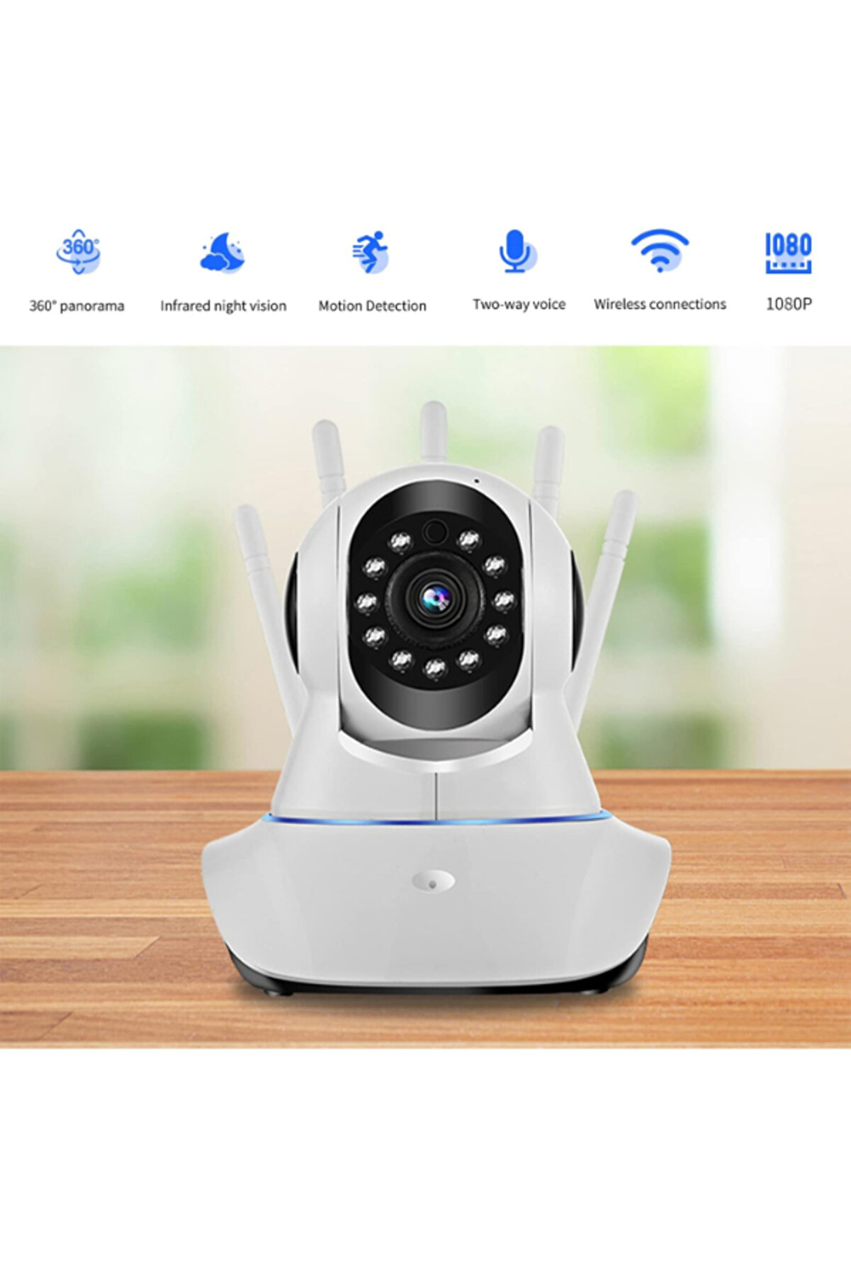 5 Antenli̇ Bebek Ev Güvenli̇k Kamerası