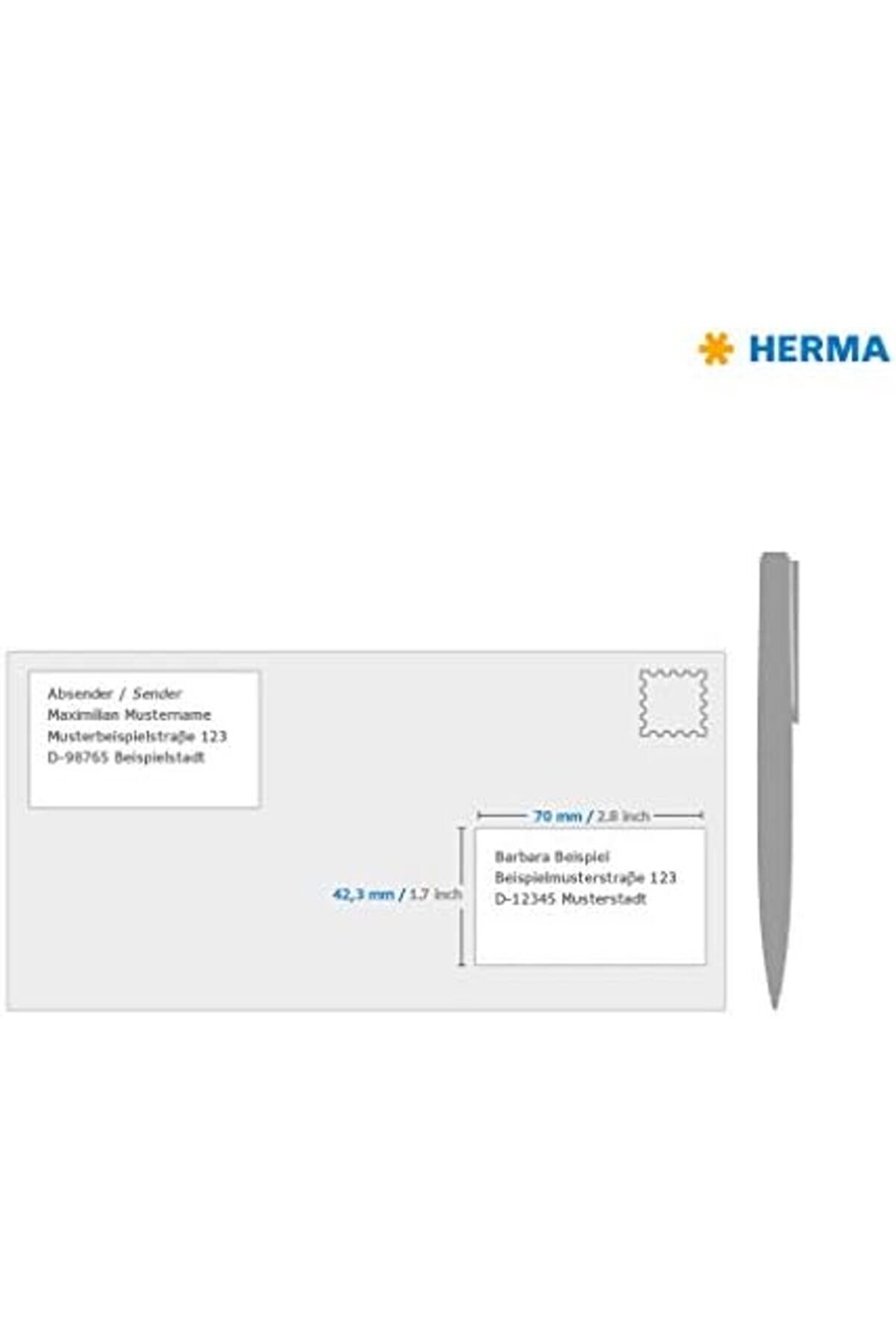 Gçavm 4668 Evrensel Eti̇ket Dın A4 70 X 42,3 Mm, 100 Yaprak, Kağıt, Mat Kendi̇nden Yapışkanlı, B