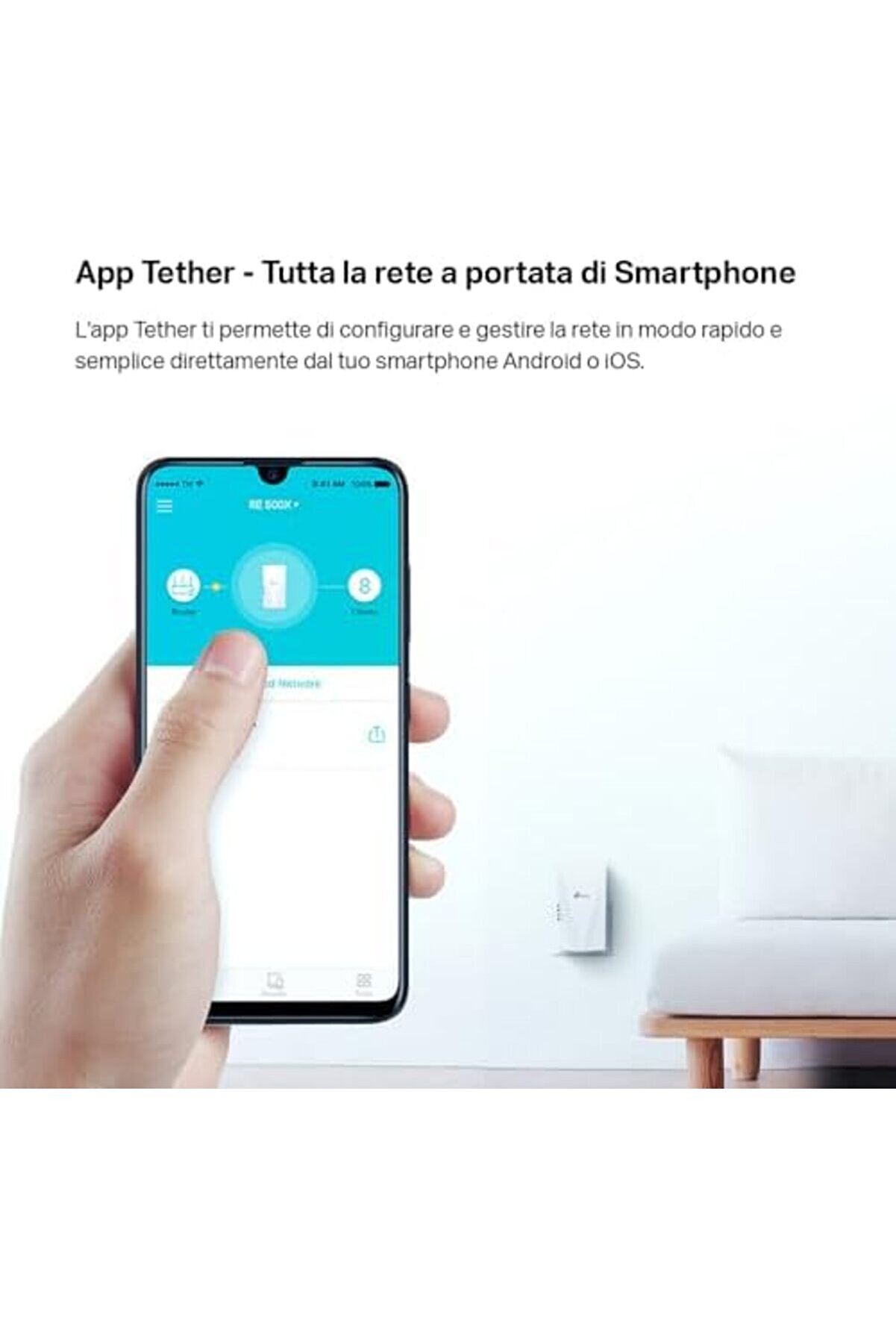 Trendyglow Re500X, Ax1500 Mbps Onemesh Wi̇-Fi̇ 6 Menzi̇l Geni̇şleti̇ci̇, Geni̇ş /Wi̇-Fi̇ Geni̇şleti̇ci̇, 1 Gi̇gab