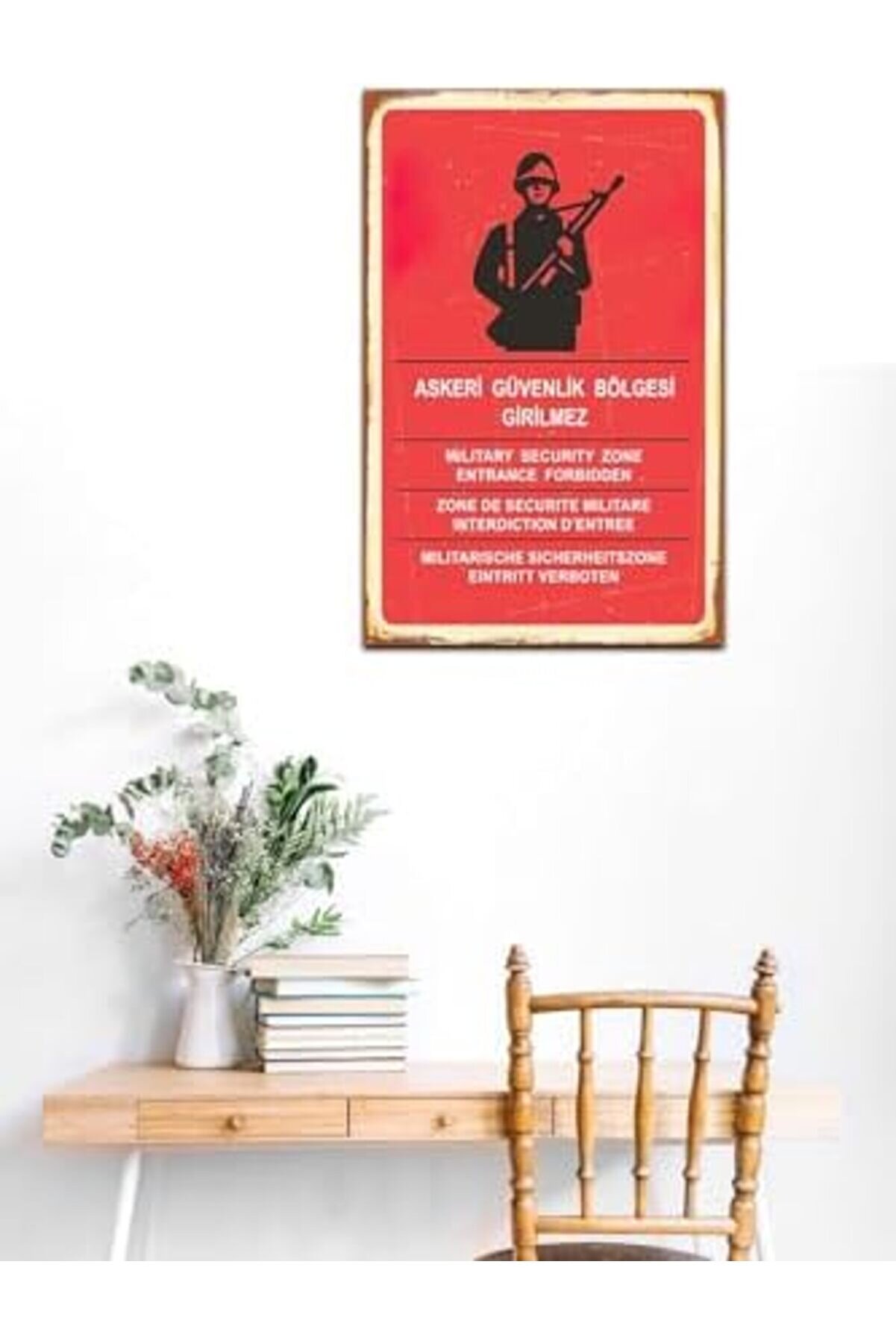 Snshop Ahşap Mdf Duvar Posteri̇dayanılmaz Bi̇r Kötülük Geli̇rse Eğer Başına Hz.ali̇ Vi̇ntage Mdf