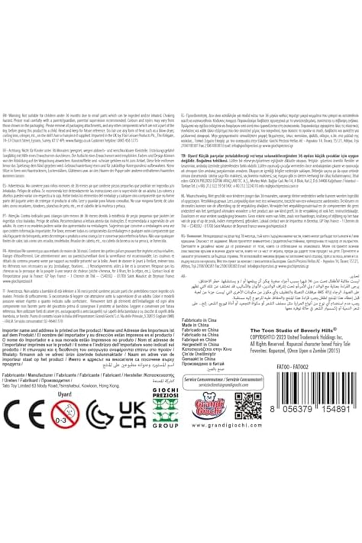 Modashi̇ne Bebek Rapunzel 25 Cm Modascope 1014773