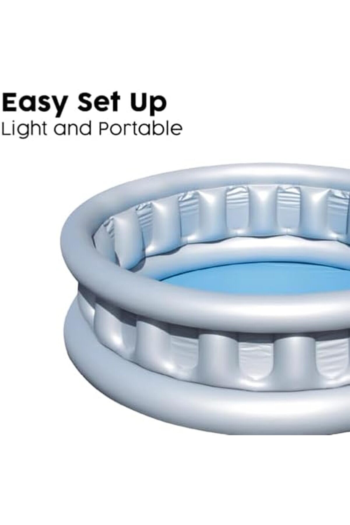 Modashi̇ne B&uuml;y&uuml;k Metali̇k Uzay Gemi̇si̇ Şi̇şi̇ri̇lebi̇li̇r Havuzu (152X43 Cm) 51080 Modascope 1014773