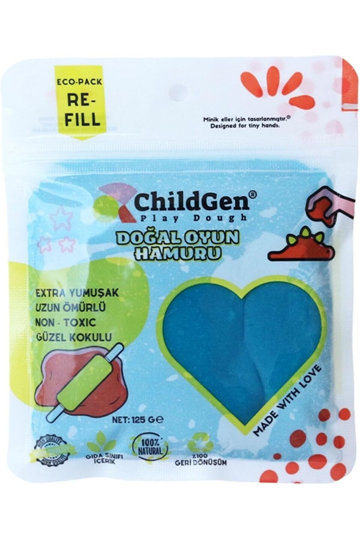 STOREMAX shopverse Oyun Hamuru - Mavi -vakumlu Kartuş Paket - (ecopack- ) trendflick 1014773