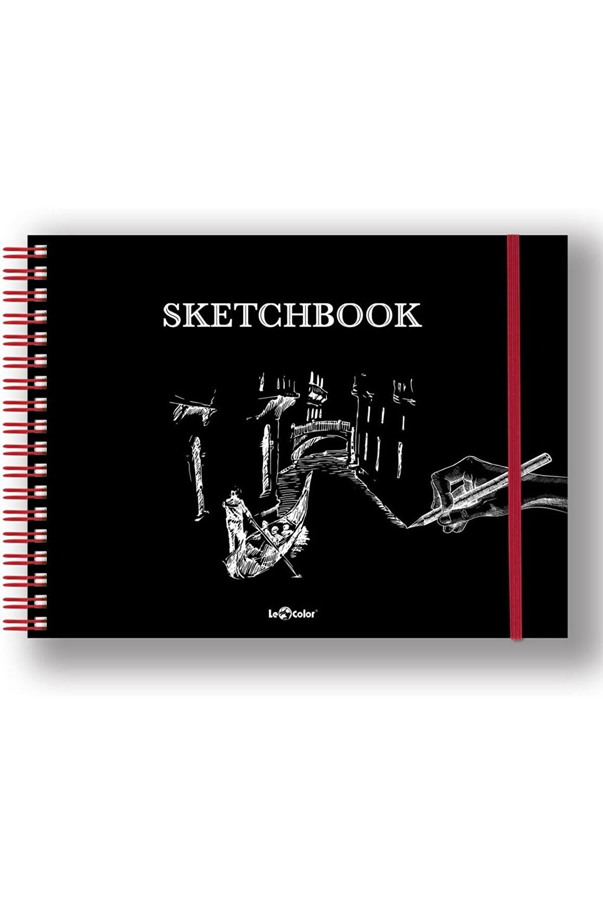 STOREMAX modashine Çizim Eskiz Defteri Spiralli 120 gr. Siyah modascope 1014773