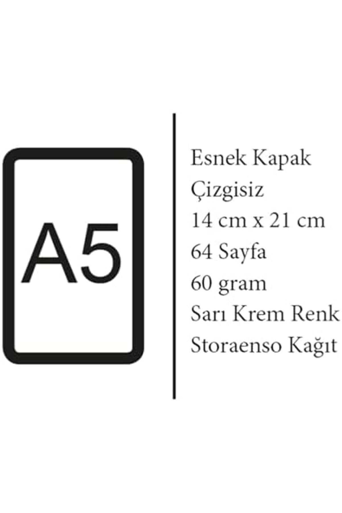 Shopverse Mount Seri̇es Iv - A5, Hokusai̇ 4 Lü Defter Seti̇ Iv, Çi̇zgi̇si̇z, Toplam 256 Sayfa, Her Bi̇