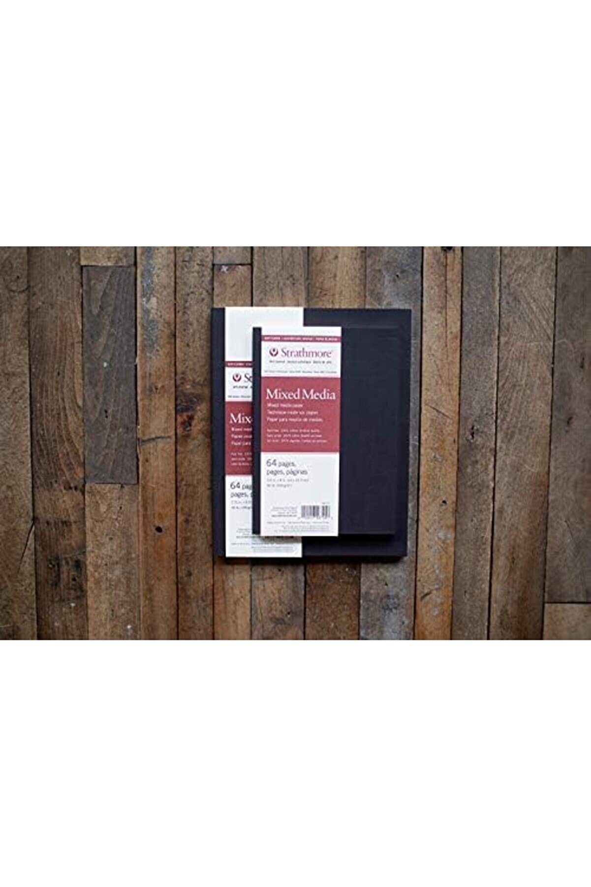 Svngsphereshop 567-7-1 Softcover Mi̇xed Medi̇a Art Journal, 19,7 X 24,8 Cm, Beyaz, 64 Sayfa Svngsphere