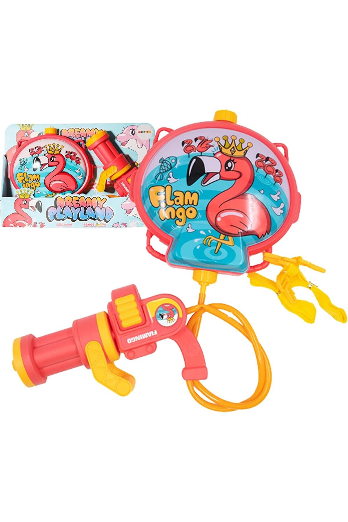 STOREMAX 1200 ml Su Kapasiteli Sırt Çantalı 9 Metre Atış Mesafeli Su Tabancası 20 Cm - Çantalı Oyuncak Su Tab