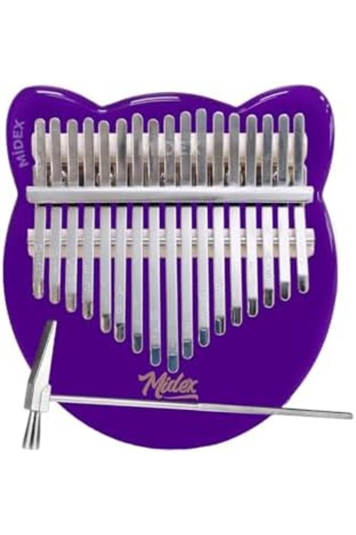 Modashi̇ne Klx-660-Pak Mor Renk Cam Kali̇mba 17 Tuşlu Full Set Modascope 1014773