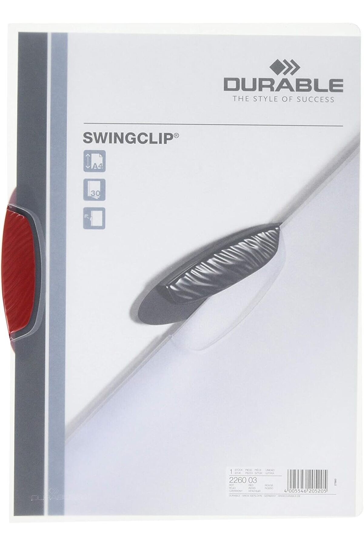 STOREMAX modashine 2260 Swıngclıp 30, Kırmızı, 1 Adet modascope 1014773