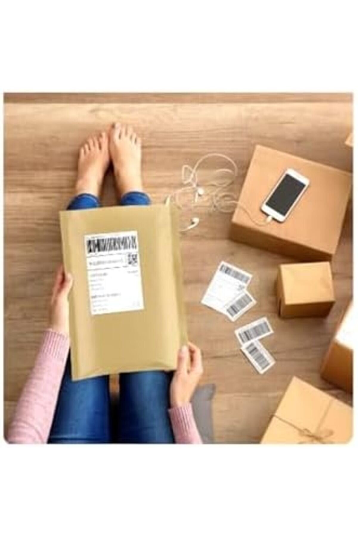 Kraft Kaplı Balonlu (Baloncuklu Pat Pat) Zarf 17X25+5Cm 50 Adet 1175713