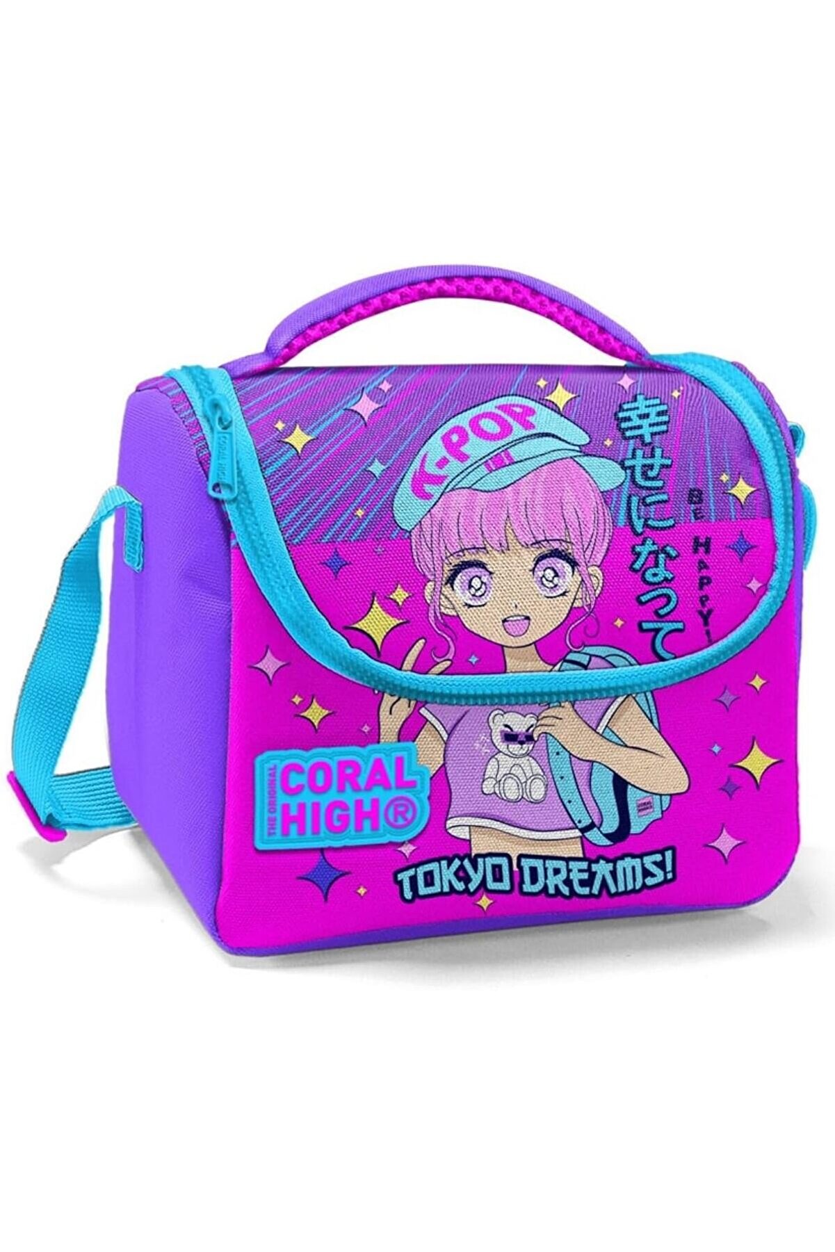 STOREMAX modashine Mor Pembe K-Pop Kız Çocuk Beslenme Çantası modascope 1014773