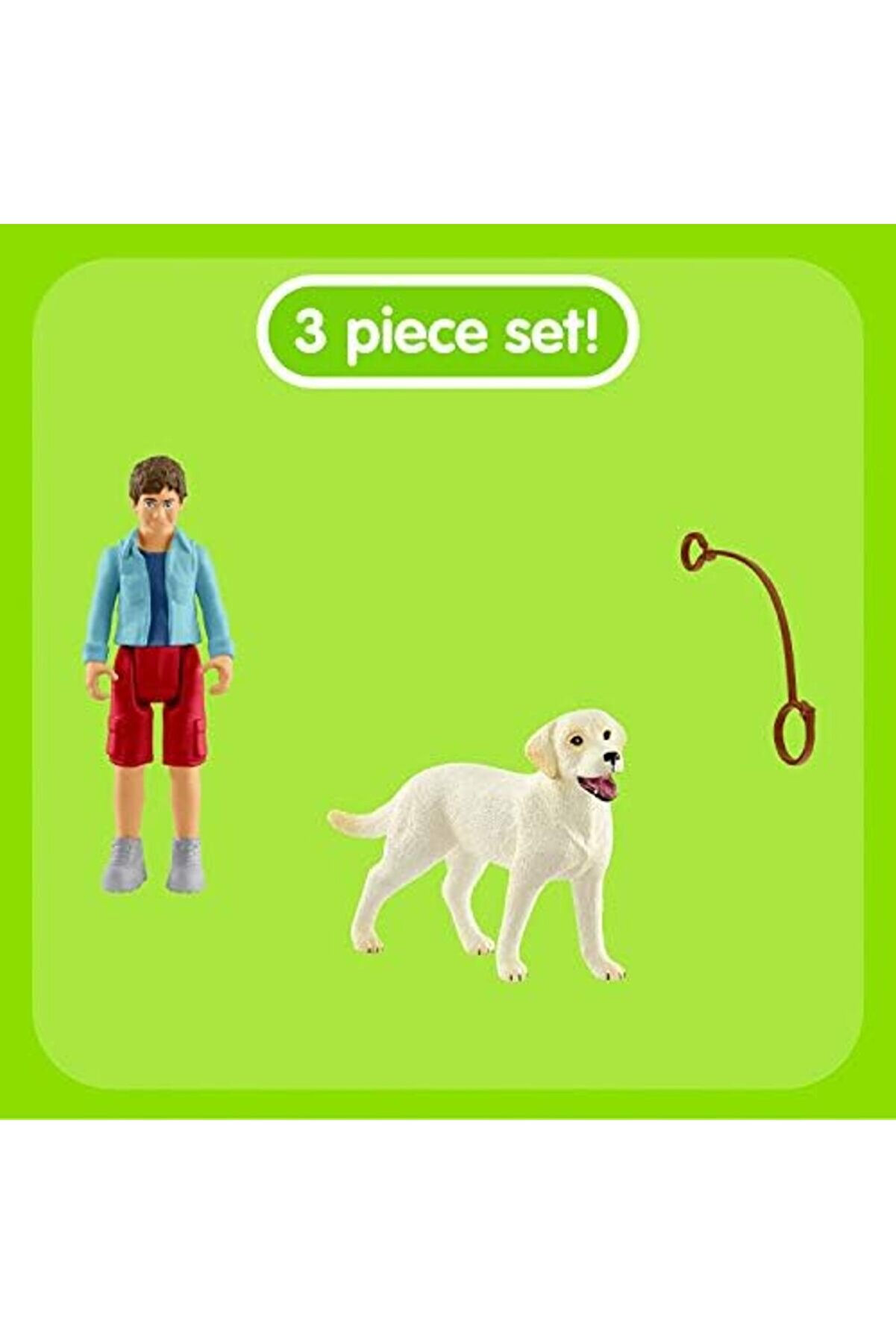 Modashi̇ne 42478 Labrador İle Yürüyüş Oyuncak Fi̇gürü, Çok Renkli̇ Modascope 1014773