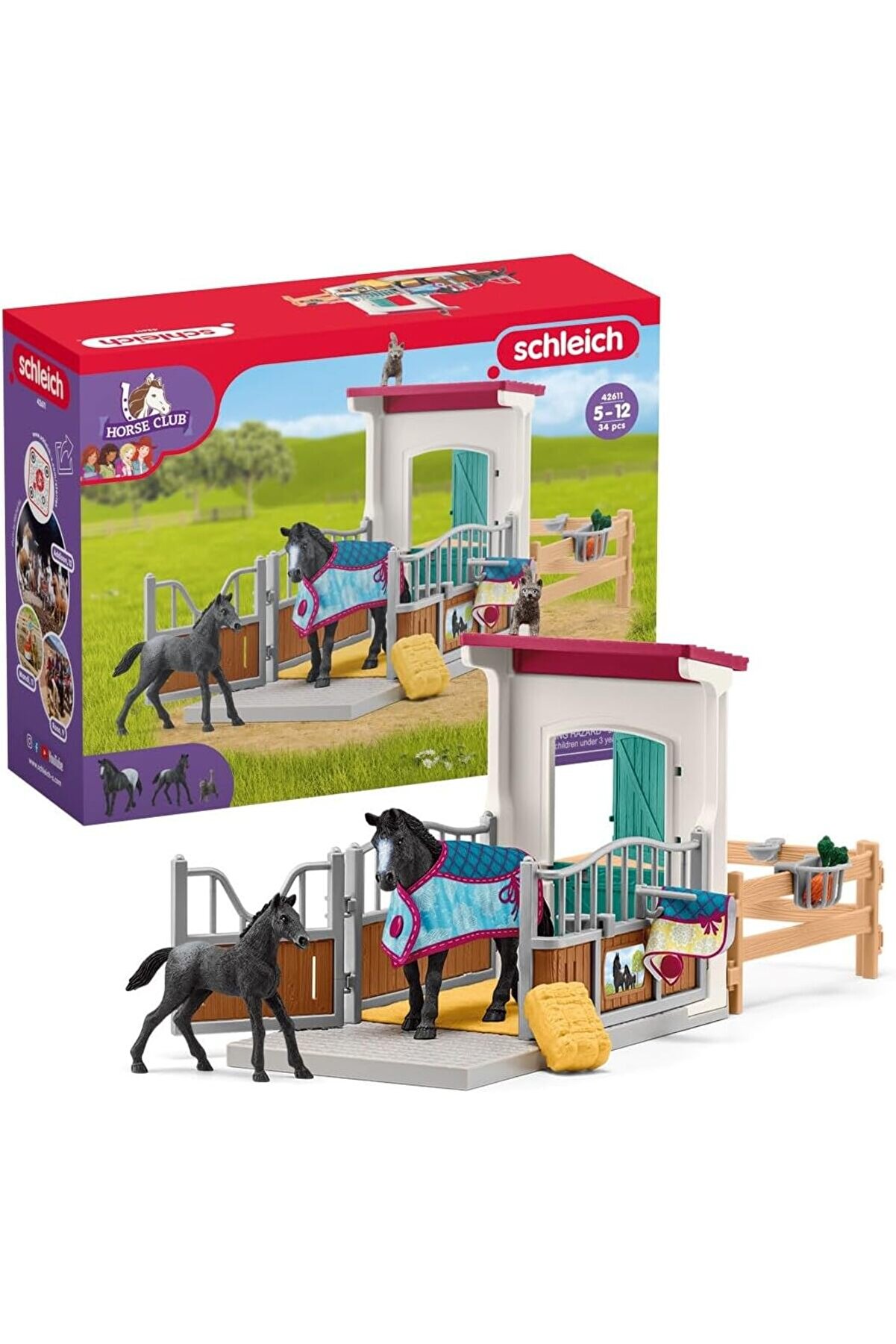 STOREMAX modashine Kısrak ve Taylı At Kutusu Oyuncak modascope 1014773