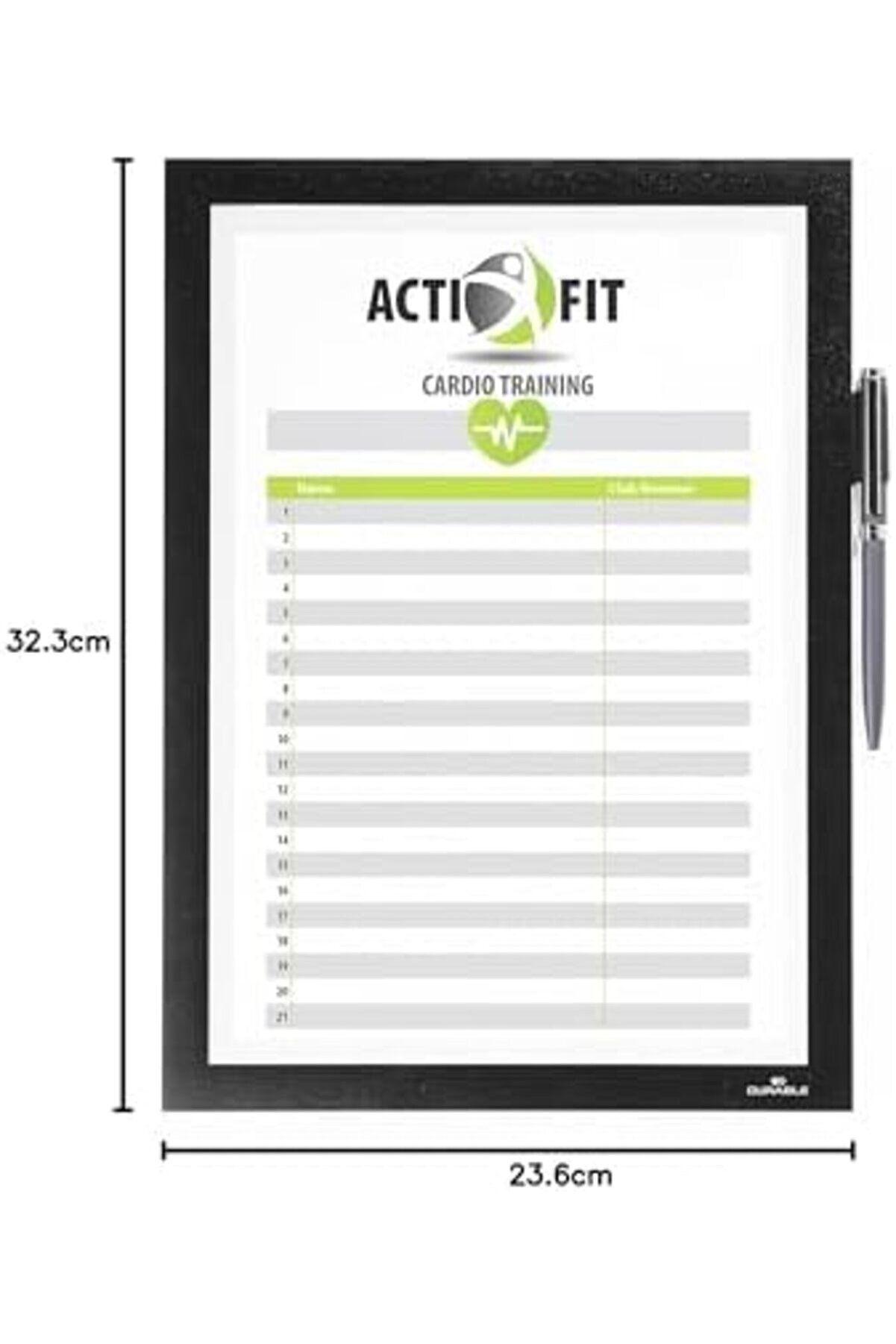 Svngsphereshop 499301 Duraframe Note A4 Mıknatıslı Çerçeve, 1 Adet, Si̇yah Svngsphereshop 917250