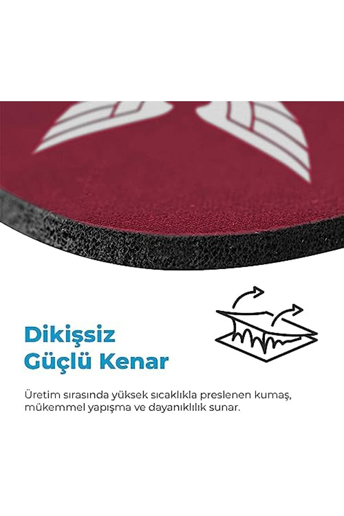Modashi̇ne Mi̇ni̇ Mouse Pad 22X18 Cm, Küçük Boy - Small Ofi̇s Ti̇pi̇ Kaymaz Taban Mouse Ped, Fare Altlığı,