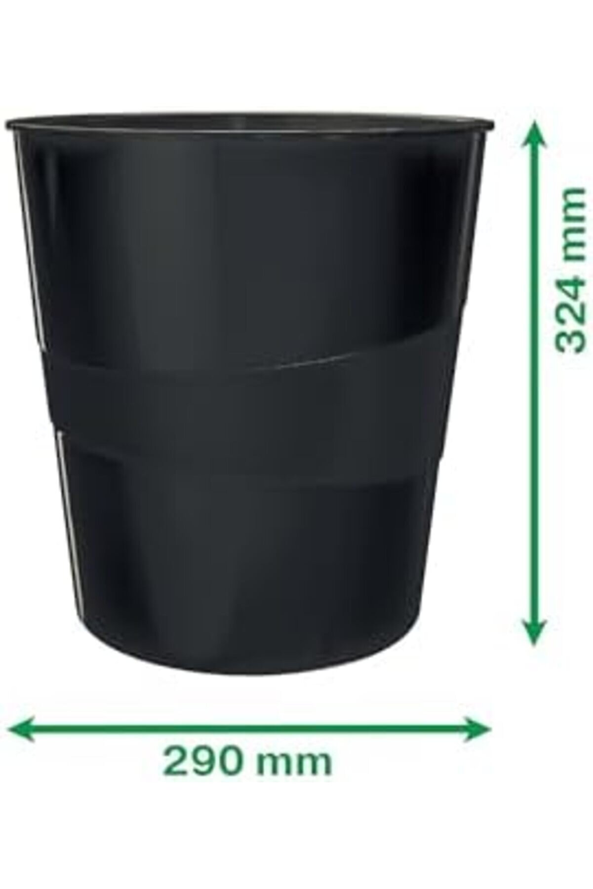 Recycle Cöp Kovası 15L Si̇yah 1175713