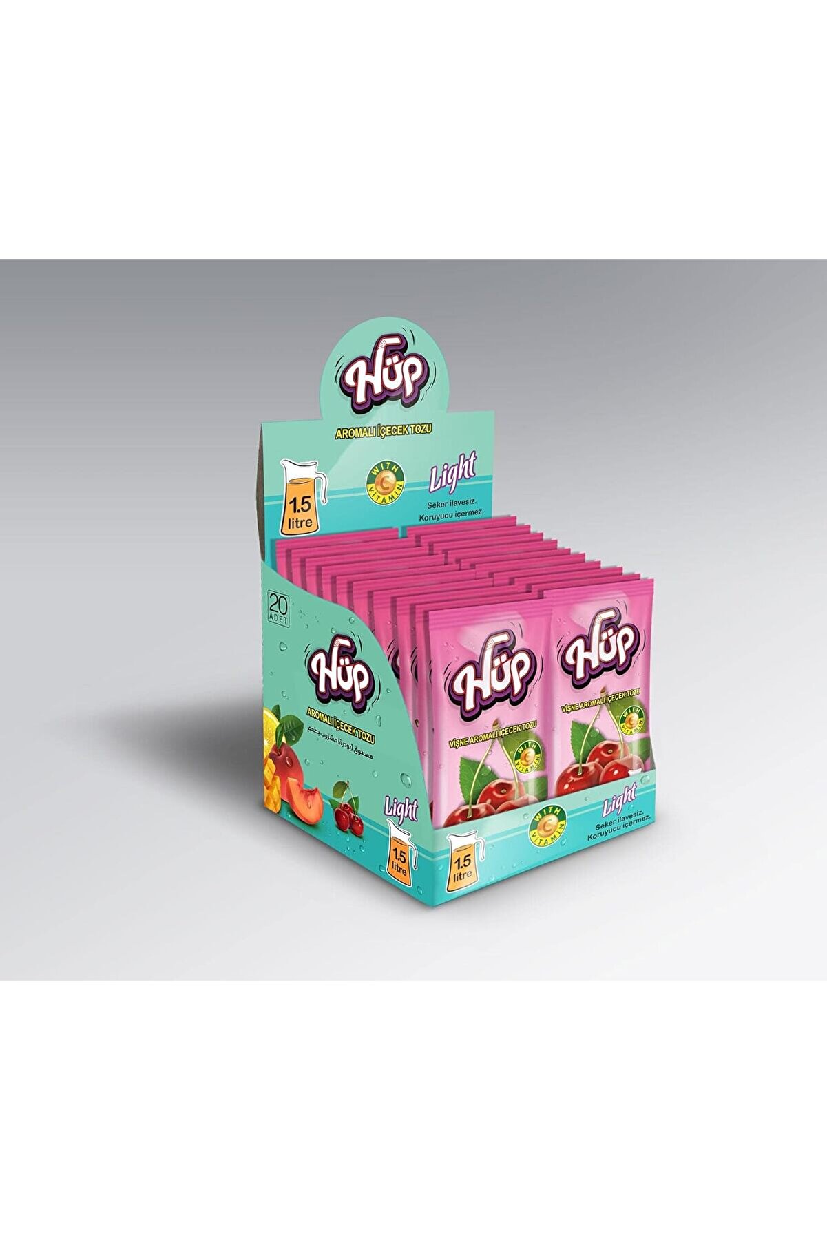 STOREMAX modashine Hüp Toz İçecek Vişne 1.5 Litre 20'li Paket modascope 1014773