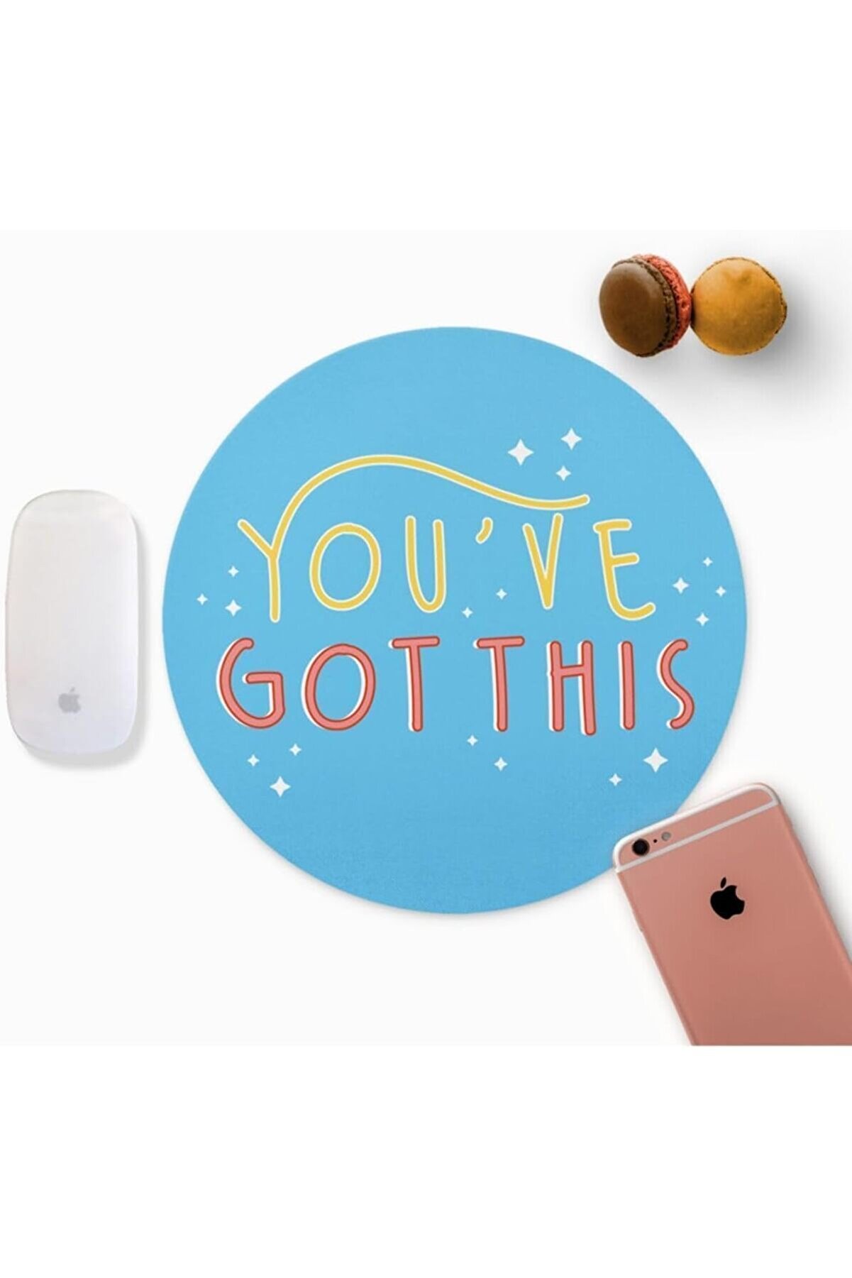 STOREMAX modashine Tasarımlı Yuvarlak Mouse Pad - Mousepad - Mouse Pad - Fare Altlığı modascope 1014773
