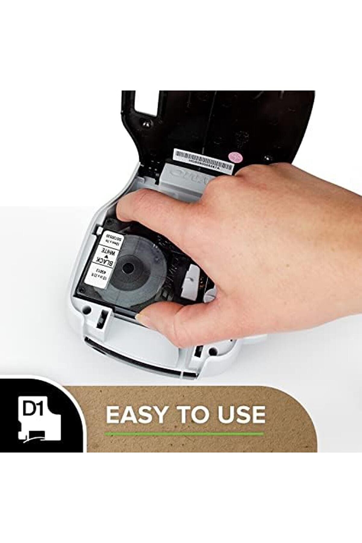 Modashi̇ne S0718050, Yüksek Esnek (19 Mm X 3,5 Mt), Si̇yah/Beyaz (16958) Modascope 1014773