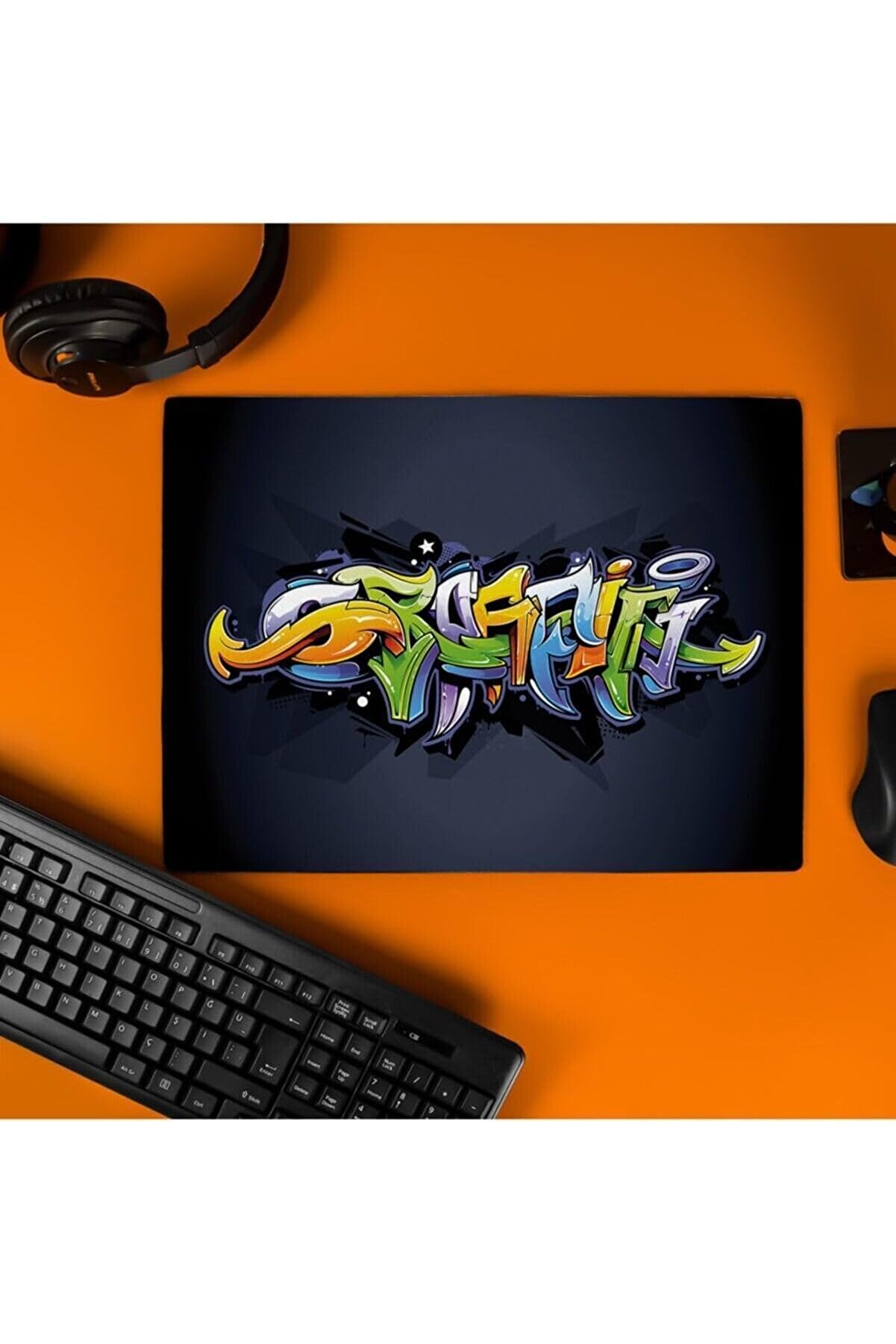 STOREMAX modashine Grafiti Tasarımlı Tasarımlı 40X30 Mousepad - Mouse Pad - Fare Altlığı modascope 1014773