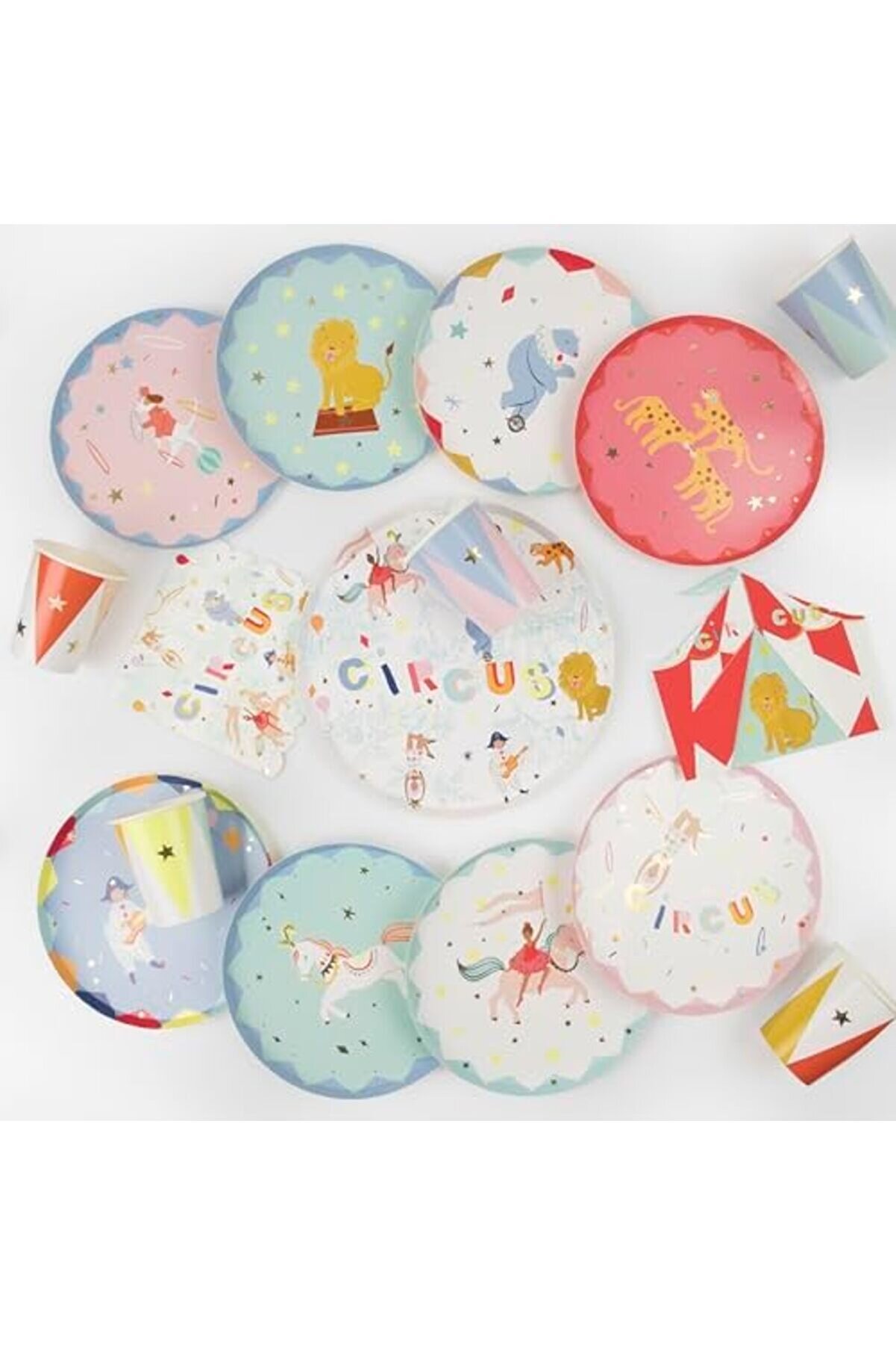 Modashi̇ne - Ci̇rcus Large - Si̇rk Peçeteler (L) (X16) Modascope 1014773