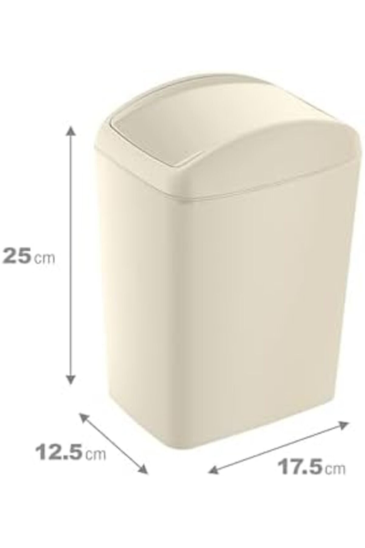 Modashi̇ne Soft Çöp Kutusu Döner Kapak 5 Lt Modascope 1014773