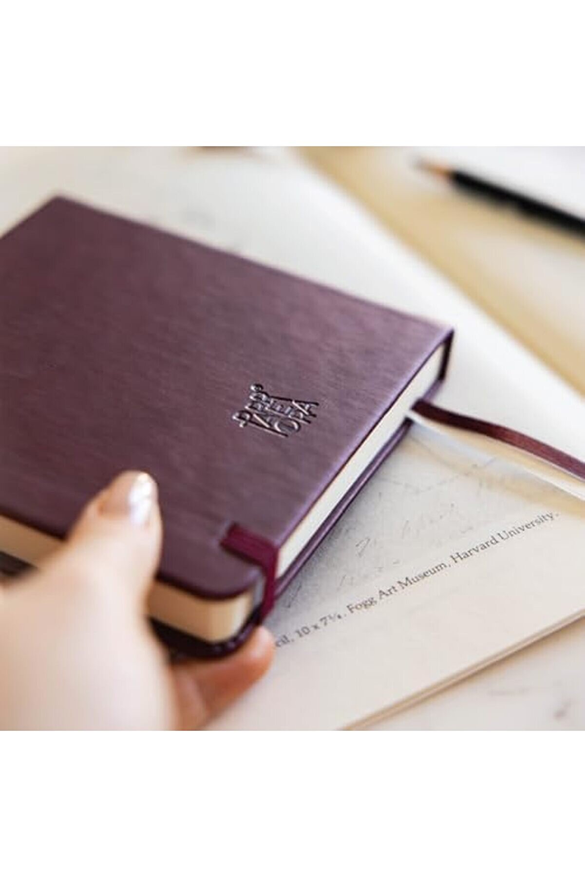 Modashi̇ne Cm Sert Kapak 80 Yaprak 140 Gr. Eski̇z Defteri̇ - Book - Bordo Modascope 1014773