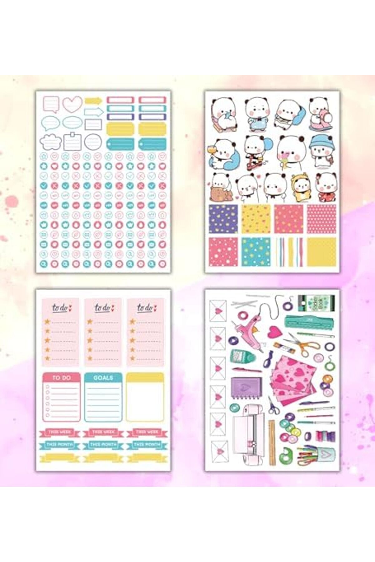 Modashi̇ne Power My Dıy Book 24 * 17 Cm 16 Sayfa Özel Tasarım Rengarenk Ki̇tabı Modascope 1014773