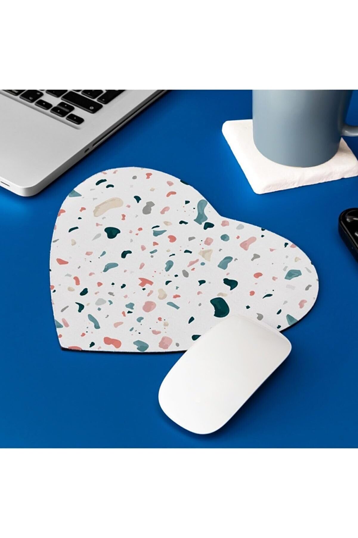 STOREMAX modashine Efektli Şık Tasarım Kalp Mousepad - Mouse Pad - Fare Altlığı modascope 1014773