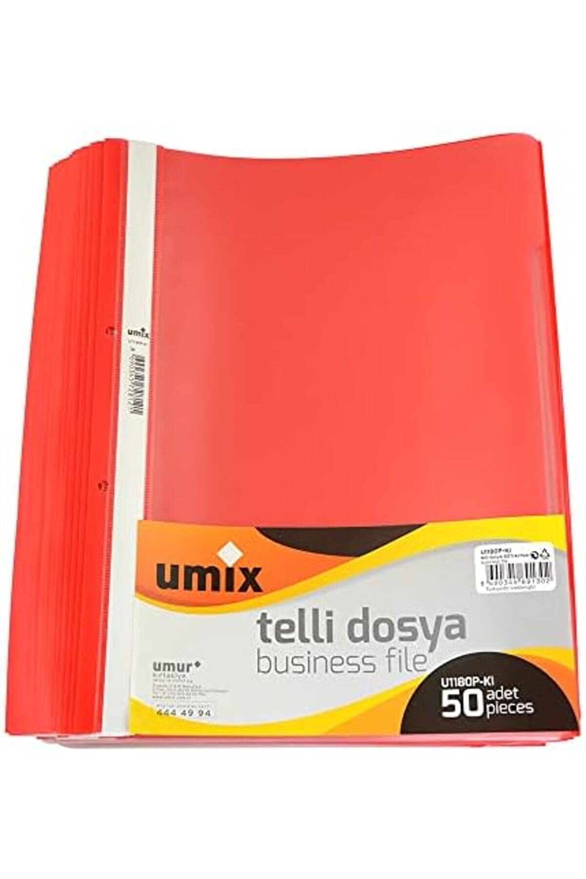 Modashi̇ne A4 Telli̇ Dosya 50 Li̇ Kırmızı Modascope 1014773