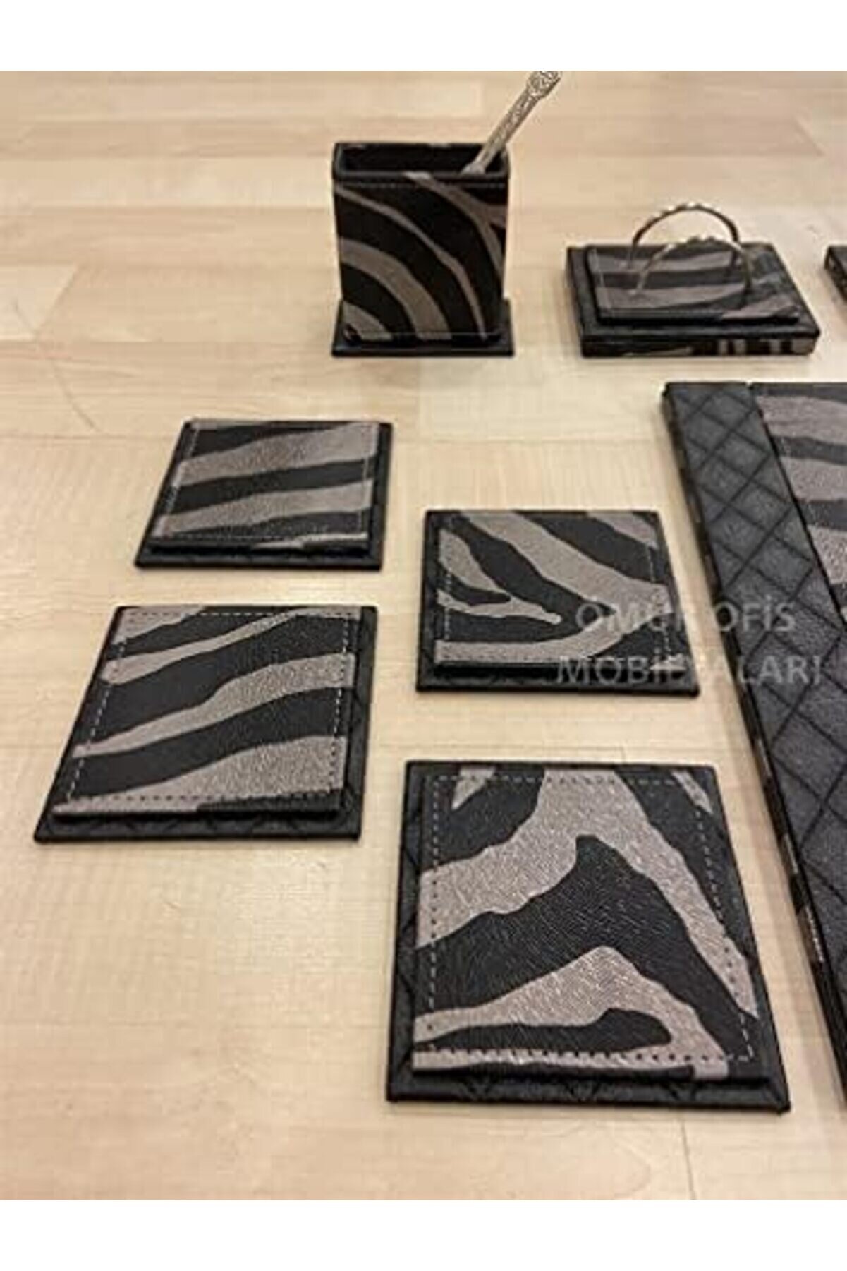 Modashi̇ne Ofi̇s Sümen Takımı/Kahve / 10 Parça Modascope 1014773