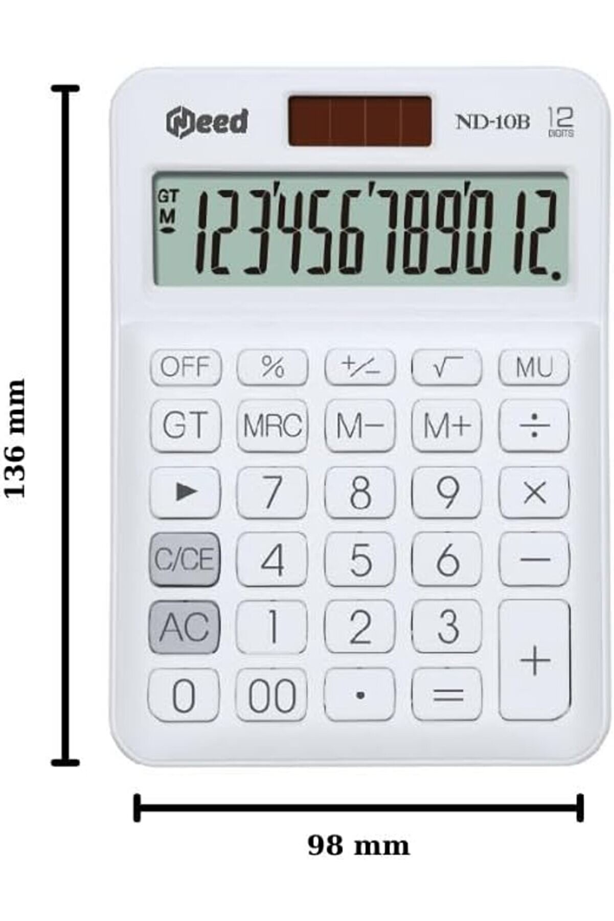 Modashi̇ne Nd-10B Beyaz Hesap Maki̇nesi̇ Modascope 1014773