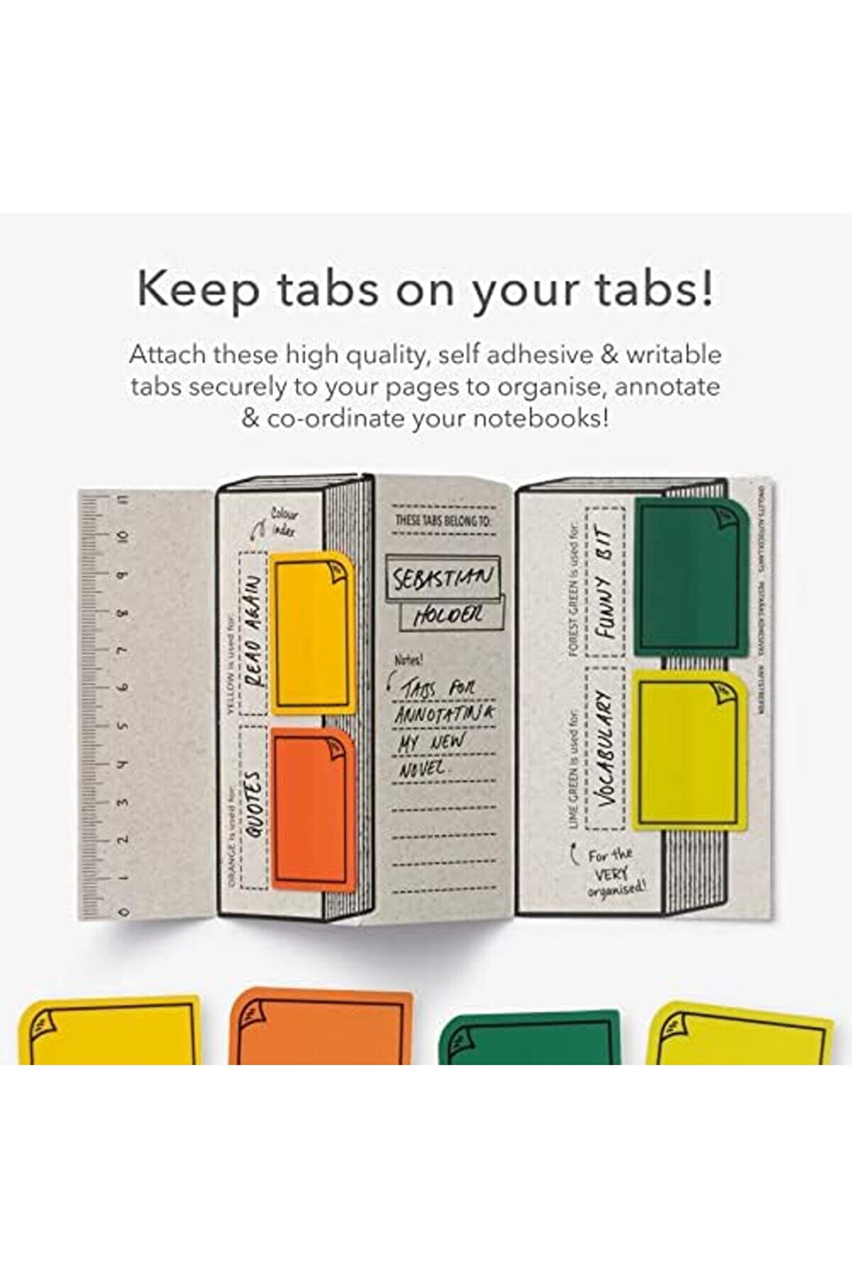 Modashi̇ne Ki̇tap Ayracı Ve Post It Yellow Modascope 1014773