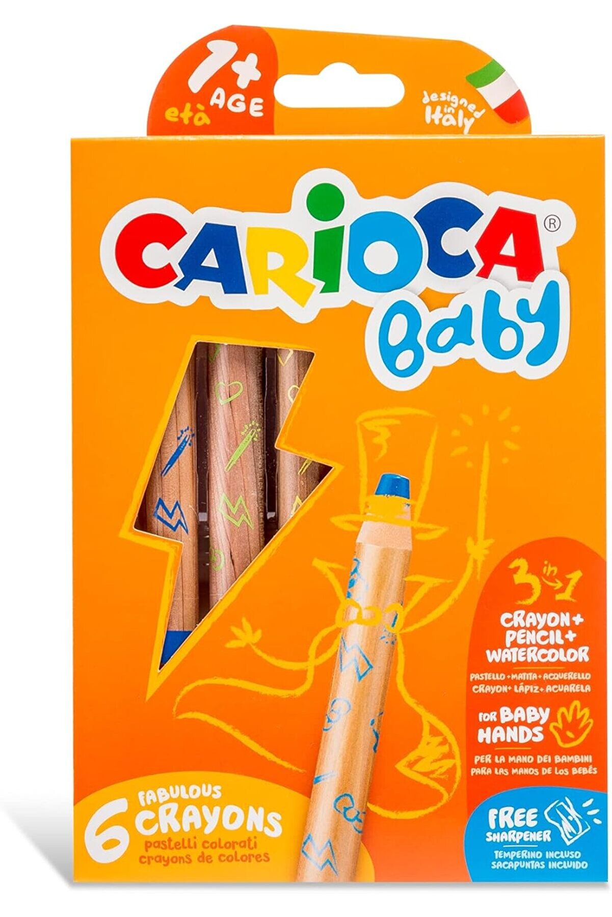 STOREMAX modashine 3 In 1 Bebek Ahşap G&ouml;vdeli 6'Lı, Hediyeli modascope 1014773