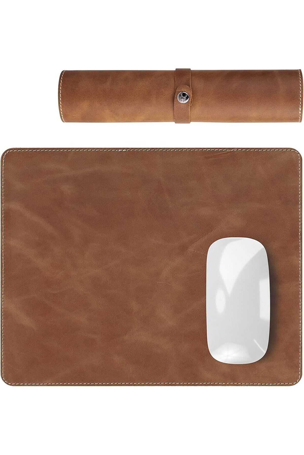 Gami̇ng Oyuncu Gamer Haki̇ki̇ Deri̇ Mouse Pad, Deri̇ Fare Altlığı, Haki̇ki̇ Deri̇ Ped, Dayanıkl