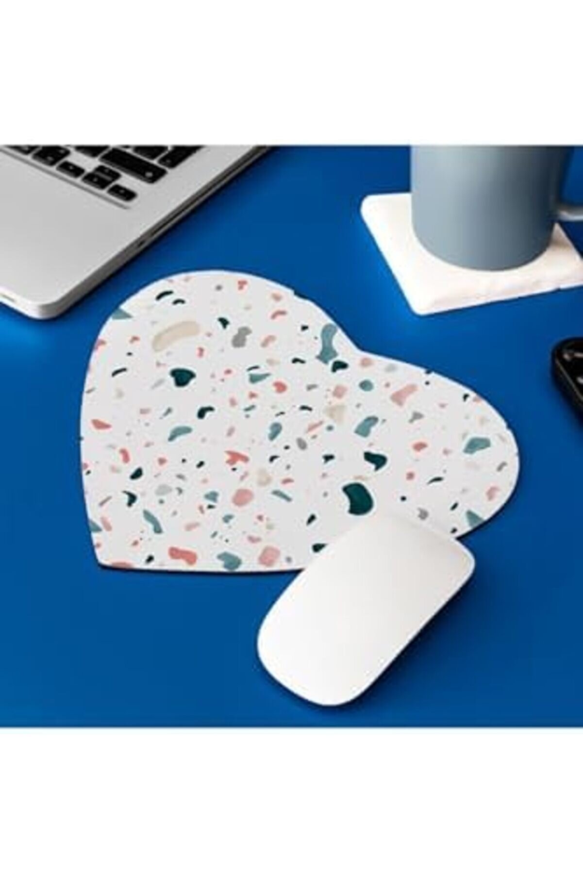 Modashi̇ne Efektli̇ Şık Tasarım Kalp Mousepad - Mouse Pad - Fare Altlığı Modascope 1014773