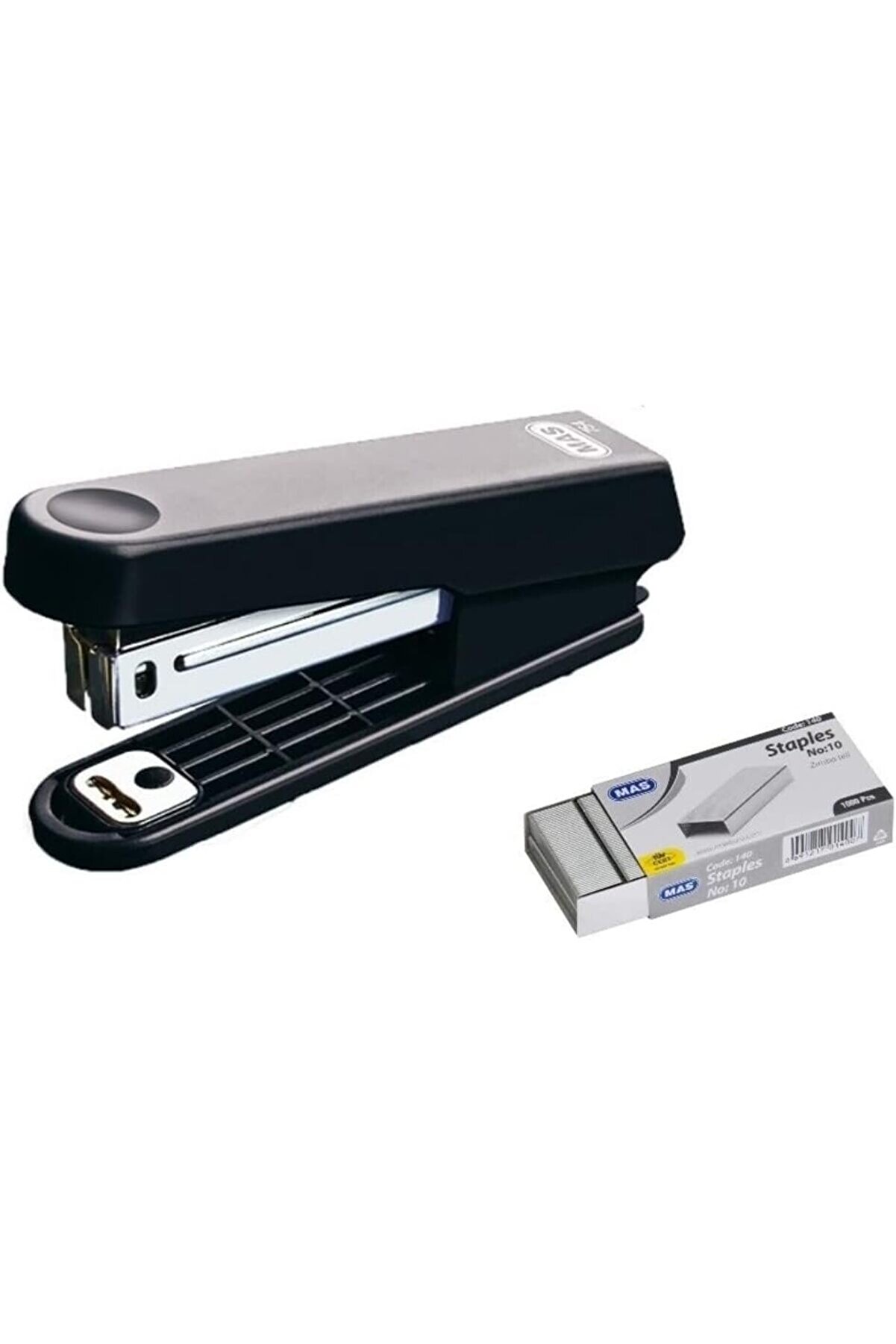 STOREMAX modashine Siyah Küçük Zımba Makinesi + 1 Paket Beyaz Zımba Teli modascope 1014773