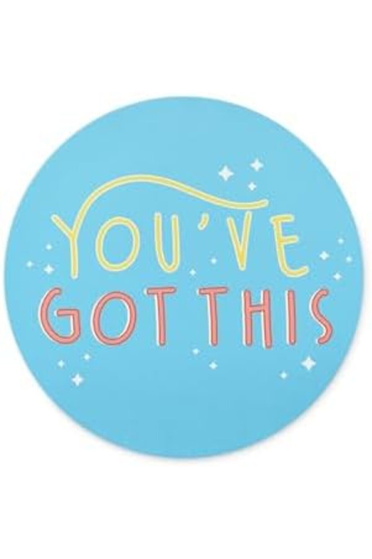 Modashi̇ne Tasarımlı Yuvarlak Mouse Pad - Mousepad - Mouse Pad - Fare Altlığı Modascope 1014773