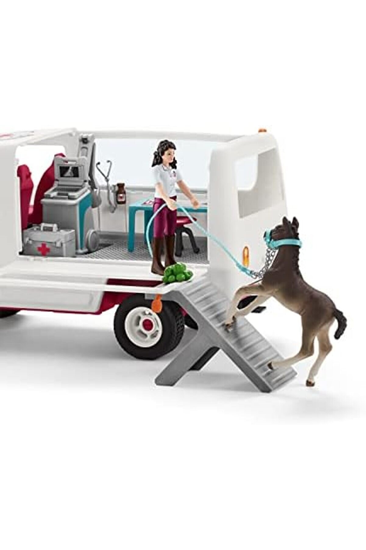 Horse Club - Veteri̇ner Aracı Hannoverli̇ Tay İle, At Veteri̇ner Heki̇mi̇ X-Ray Oyun Ki̇ti̇ Seti̇ İle, Veter