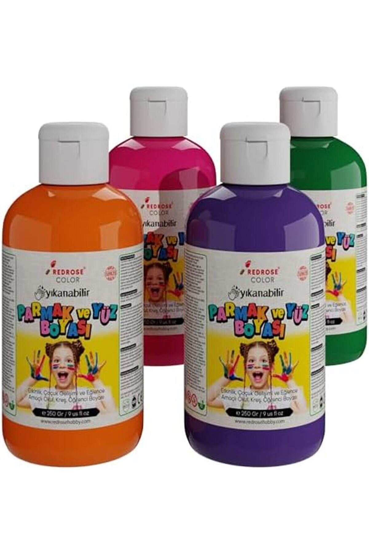 Modashi̇ne Rose Ara Renkler Parmak 4 Lü Set 4X250 Gr Modascope 1014773