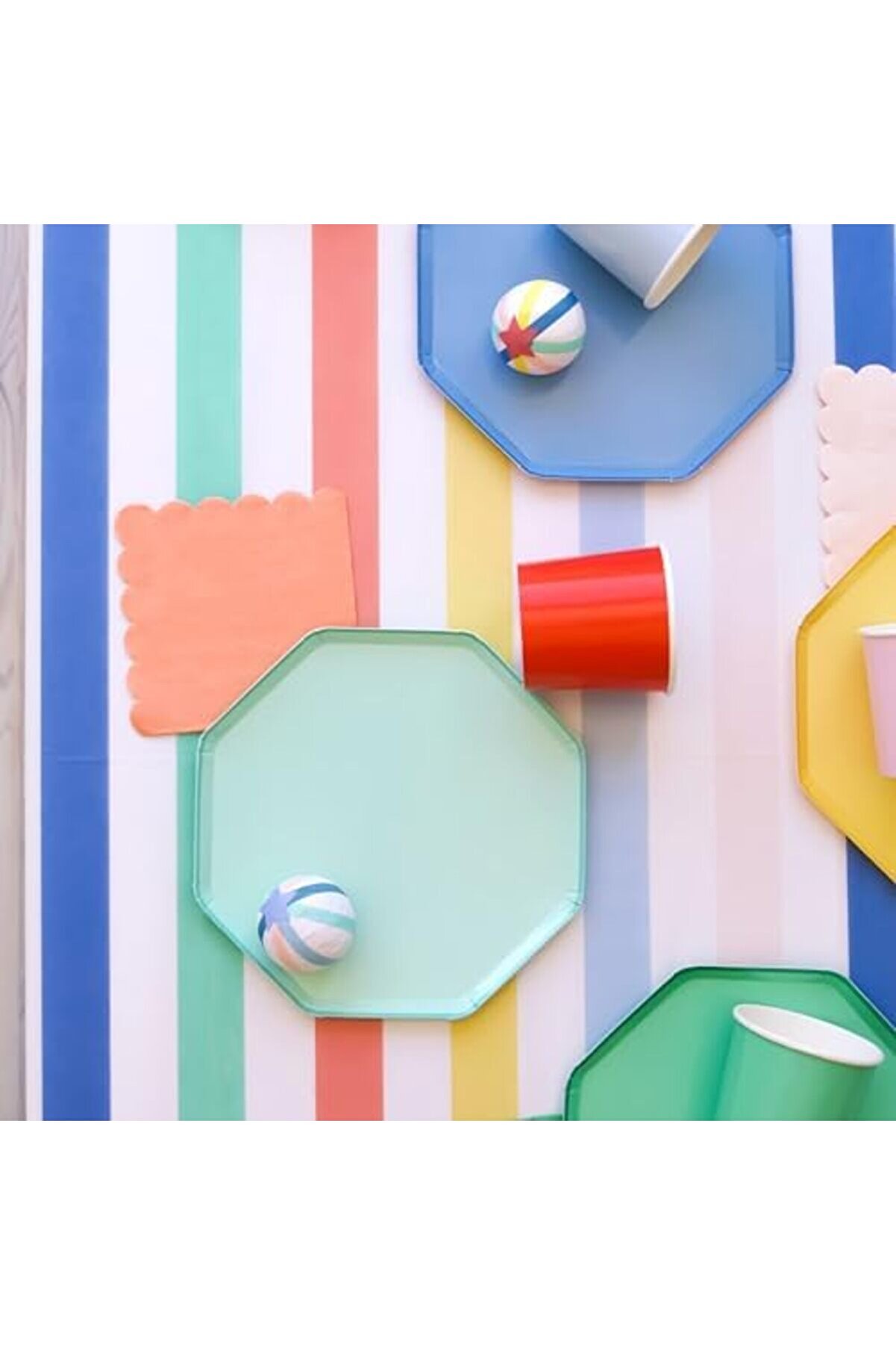 Modashi̇ne - Cornflower Plates - Peygamber Çi̇çeği̇ Mavi̇si̇ Tabaklar (M) (X8) Modascope 1014773