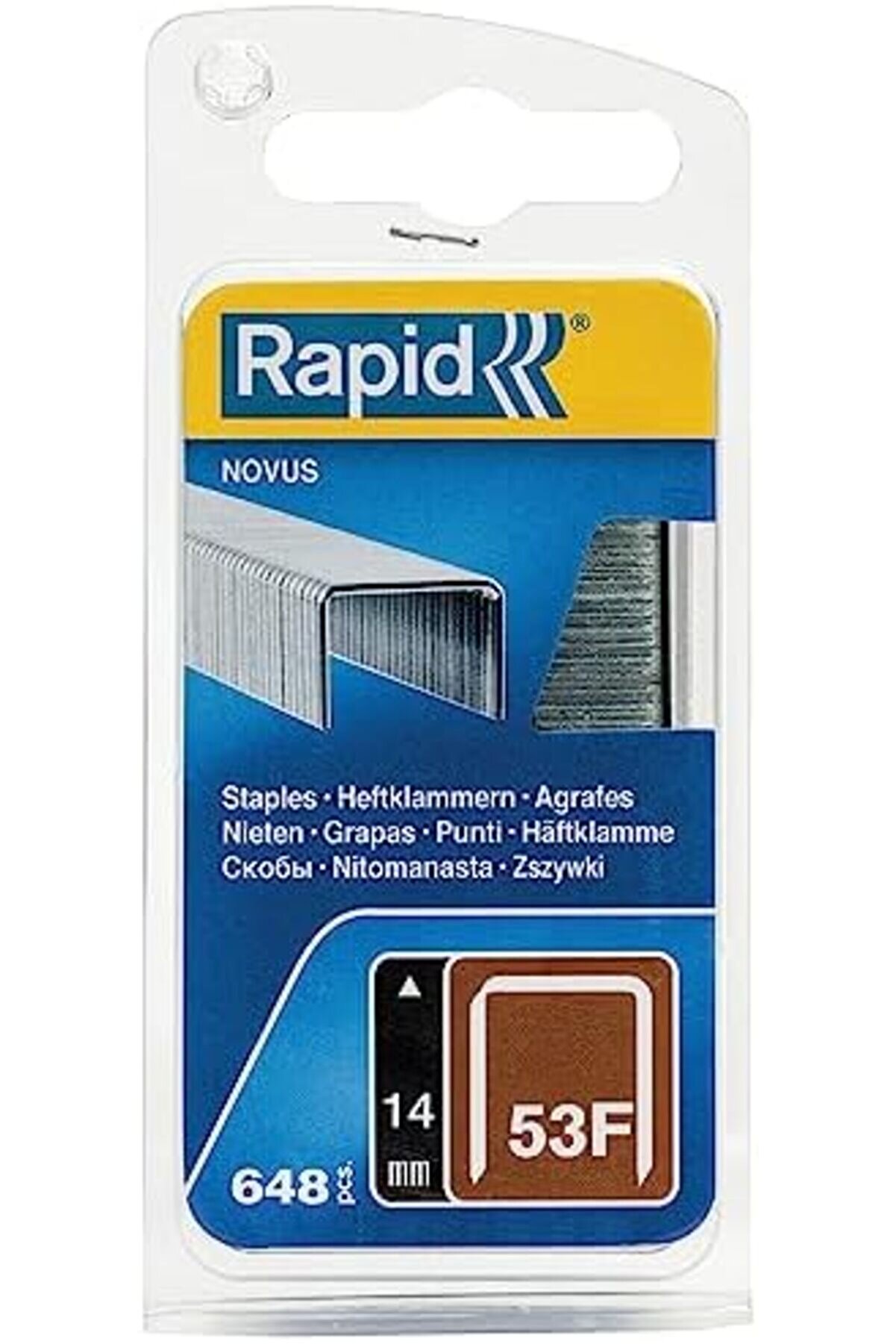 Modashi̇ne Zımba Teli̇ Ti̇p 53F, 14 Mm Zımba, 648 Adet, El Ve Elektri̇kli̇ Zımba Maki̇neleri̇ İçi̇n Yassı Te