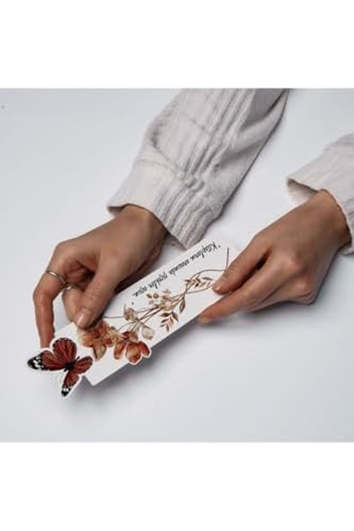 Modashi̇ne Renkli̇ Kelebek Fi̇gürlü Mesajlı Ki̇tap Ayracı Modascope 1014773