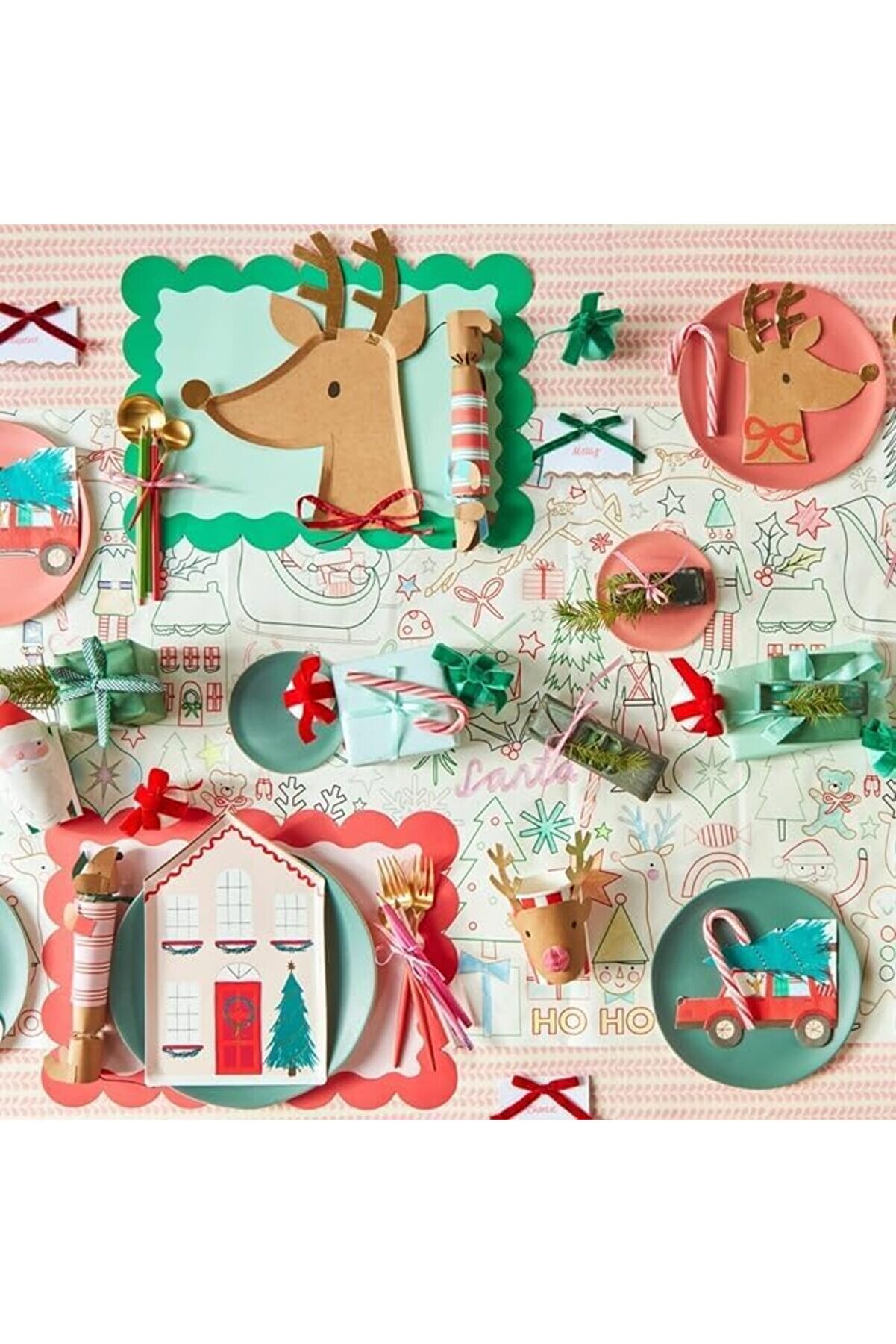 Modashi̇ne - Dri̇vi̇ng Rei̇ndeer - Yeni̇ Yıl Peçete (16 Lı) Modascope 1014773