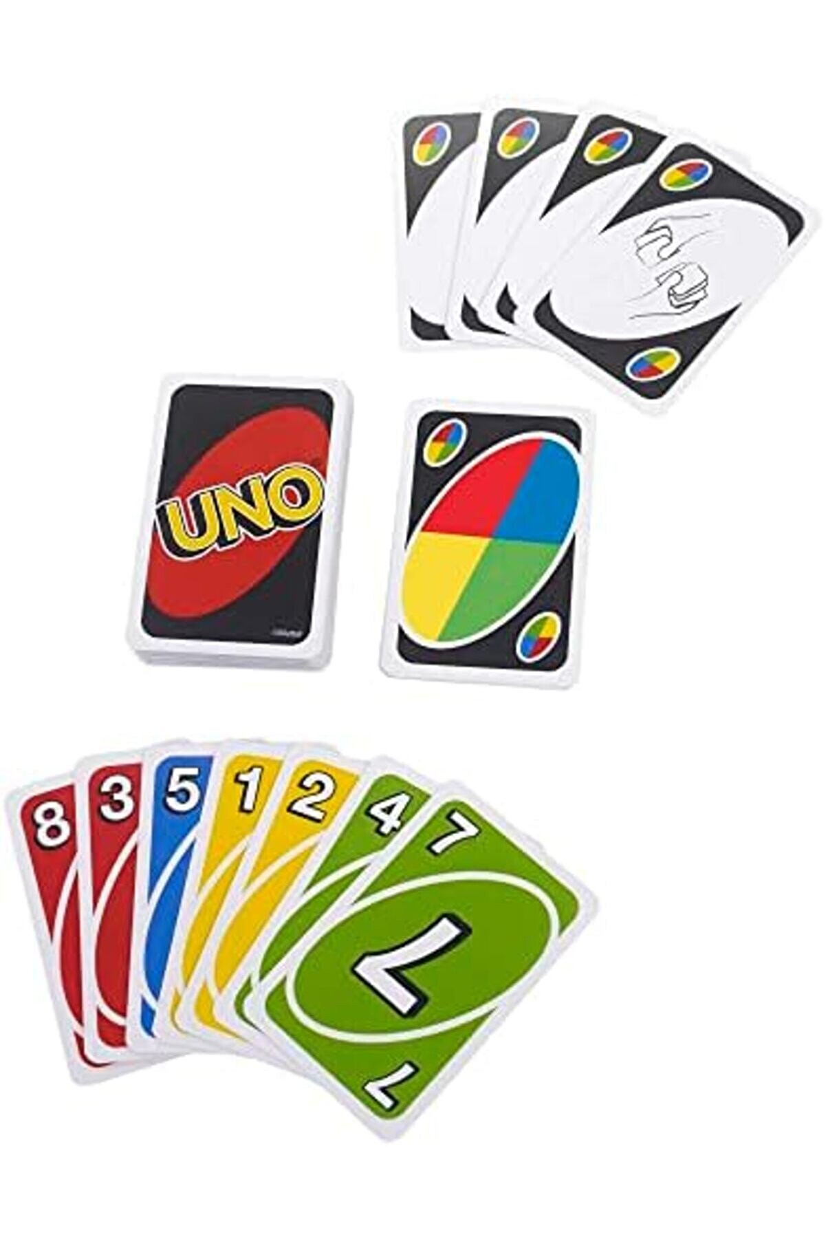 Modashi̇ne Games Sevi̇len Uno Kart Oyunu, Ai̇leleri̇n Favori̇si̇ , K0888 Modascope 1014773