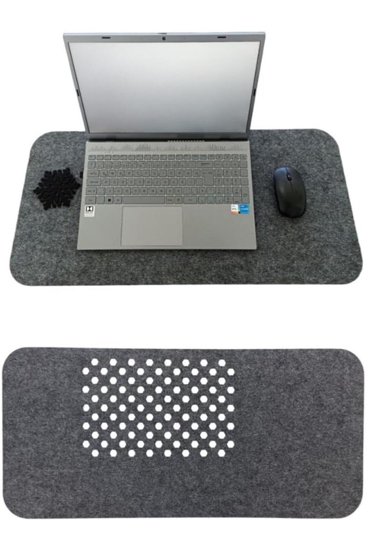 STOREMAX modashine Keçe Masa Üstü Mouse Pad ve Bilgisayar Düzenleyici 70x32 cm – Mat, Keçe Mat